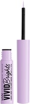 Nyx Professional Makeup - Vivid Brights Liquid Liner - Purple Pink Liquid Eye Liner - Lilac Pink