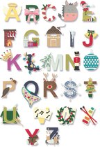 Sizzix Thinlits Die Set Christmas Alphabet