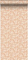 ESTAhome behangpapier bloemetjes licht terracotta - 139580 - 0.53 x 10.05 m