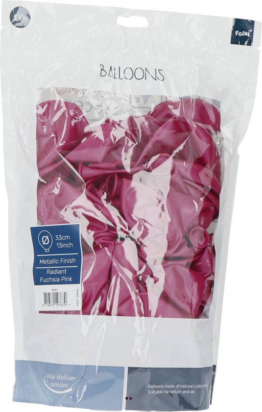 Chez Bogato - Ballons Confettis Fuchsia