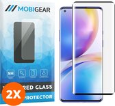 Mobigear Screenprotector geschikt voor OnePlus 9 Pro Glazen | Mobigear Curved Screenprotector - Case Friendly - Zwart (2-Pack)