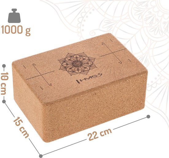 HMS YM11 Serie - Yogamat en Accessoires - Natuurlijke Materialen - Comfort - Stabiliteit van Merkloos — afbeelding 5