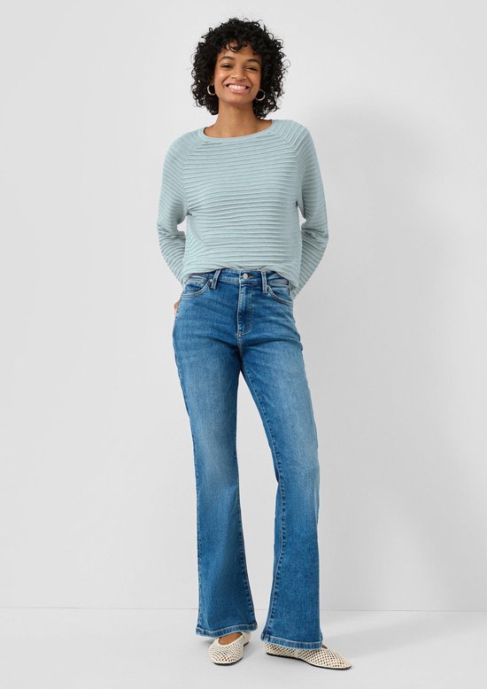 Q/S designed by - Dames pull - Maat XXL - Vrouwen - Groen - polyester