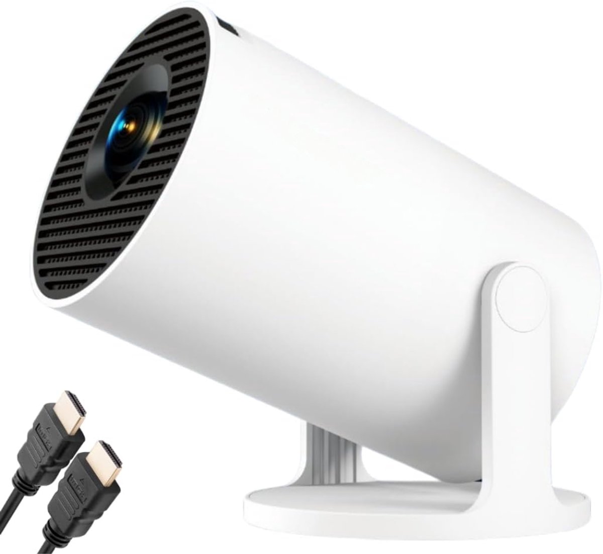 REN® Draagbare beamer - Beamer - Projector - Mini Beamer - Wit -10cm x 9cm x 16cm