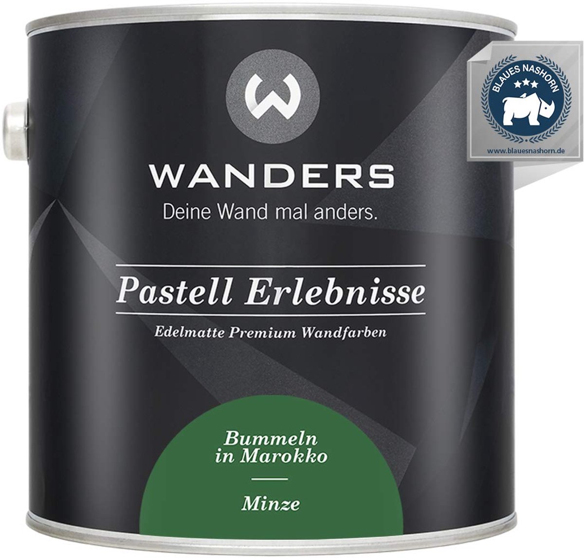 Wanders24 krijtverf – muur en meubel verf – 2,5 l – muntgroen mat