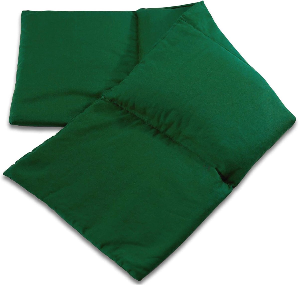Korrelkussen - Warmtekussen Koudekussen - Ontspanning Zelfzorg - 4 Kamers Koolzaad - 20x60cm - Groen
