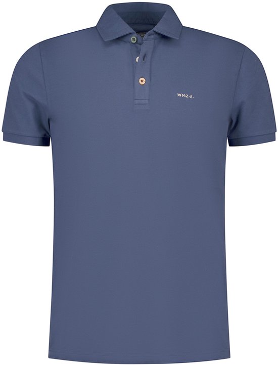 NZA Polo Hawera Donkerblauw (navy) Sky - Maat XL - Heren