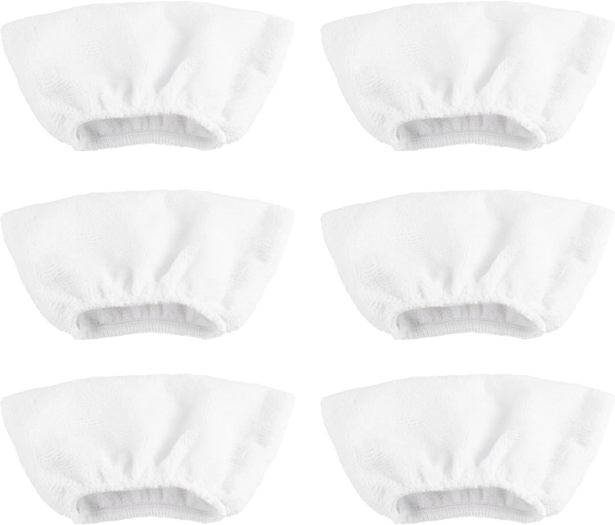 6 stuks microvezel doekjes voor stoomreiniger