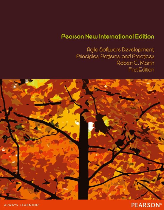 Agile Software Development Principles, Patterns, and Practices First Edition Pearson New International Edition