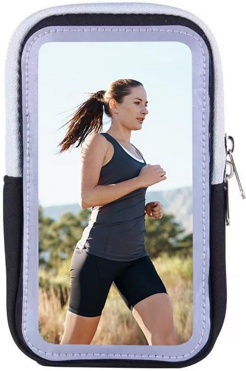 Universele Sportarmband voor Mobiele Telefoon - Verstelbaar voor Hardlopen, Fitness en Fietsen (Tot 6.5 Inch)