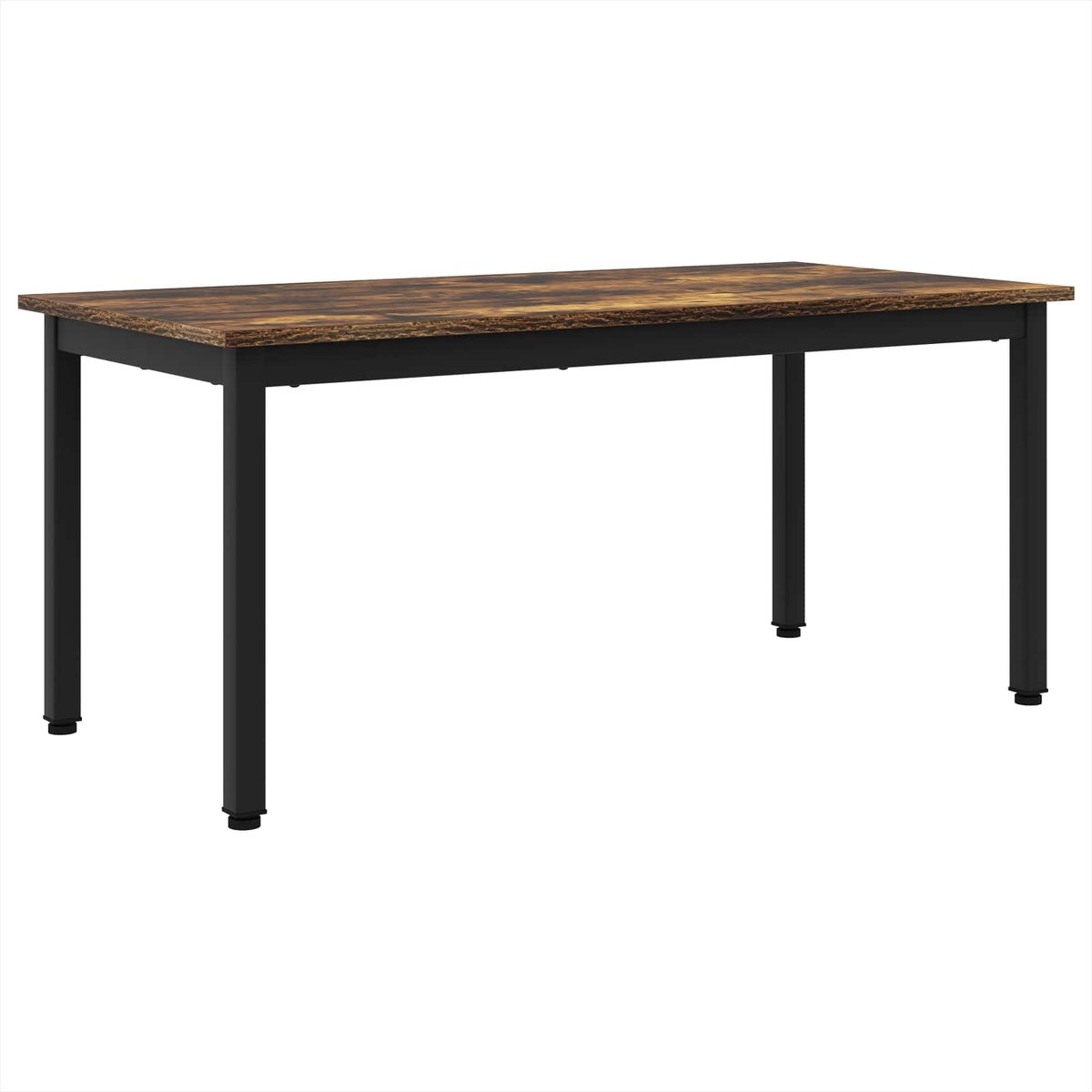 vidaXL Salontafel - Rook - Eik - 100 - x - 50 - x - 45 - cm - Bewerkt - hout