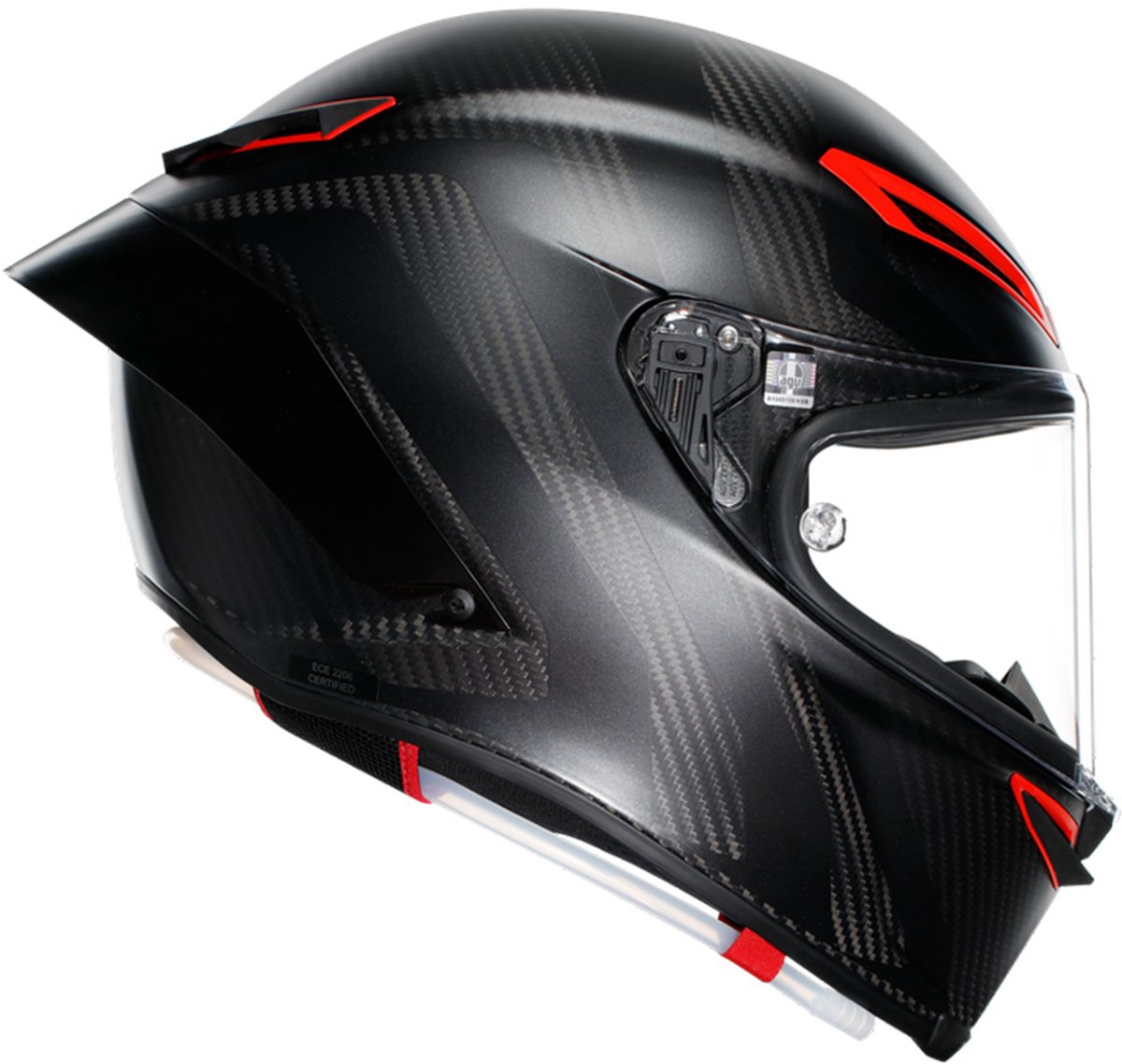AGV PISTA GP RR INTREPIDO MATT CARBON/BLK/RED - Maat XXL - Integraal helm - Scooter helm - Motorhelm - AGV PISTA GP RR INTREPIDO MATT CARBON/BLK/RED - Maat XXL - Scooterhelmen mannen en vrouwen. – foto 7