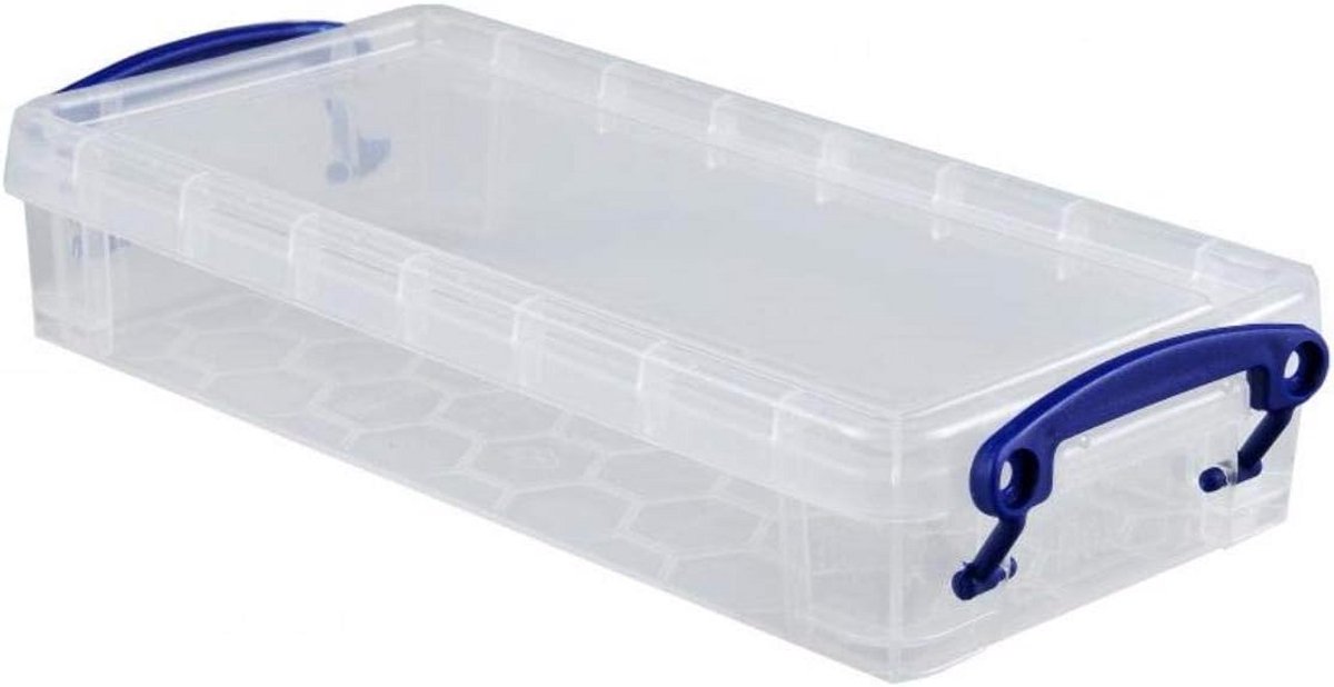 Set van 6 Transparante Opbergdozen 0.55 Liter Inclusief Deksel