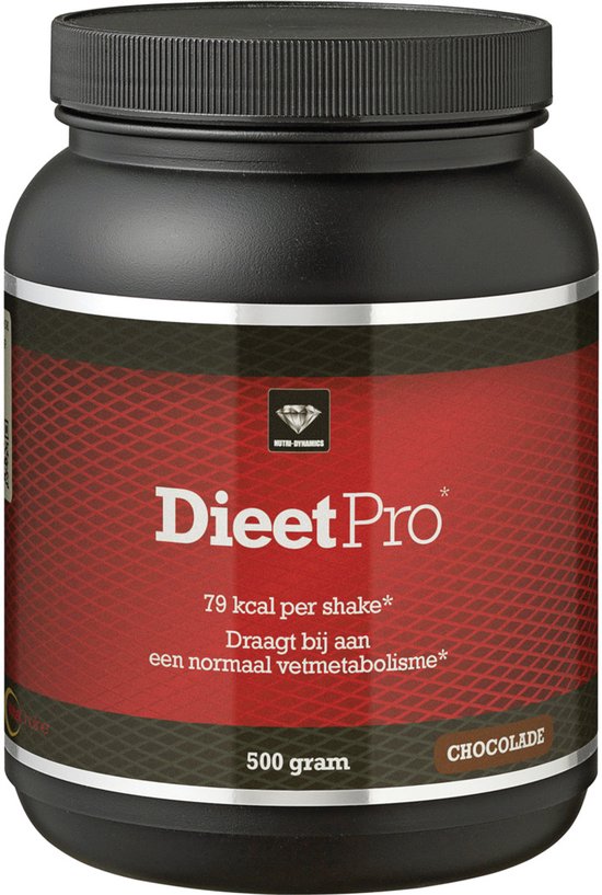 Nutri Dynamics - Dieet Pro - Eiwitshake - Chocolade - 500 gram — afbeelding 2