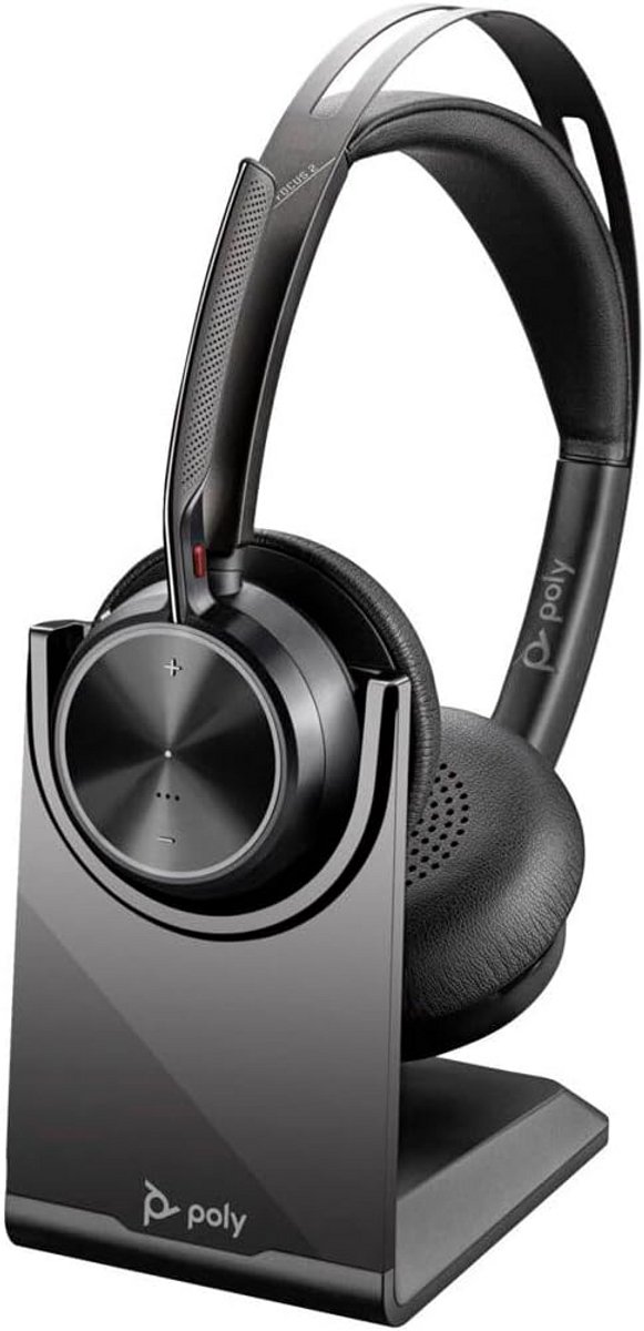 Draadloze Bluetooth Headset met Oplaadstandaard en USB-C/A Adapter