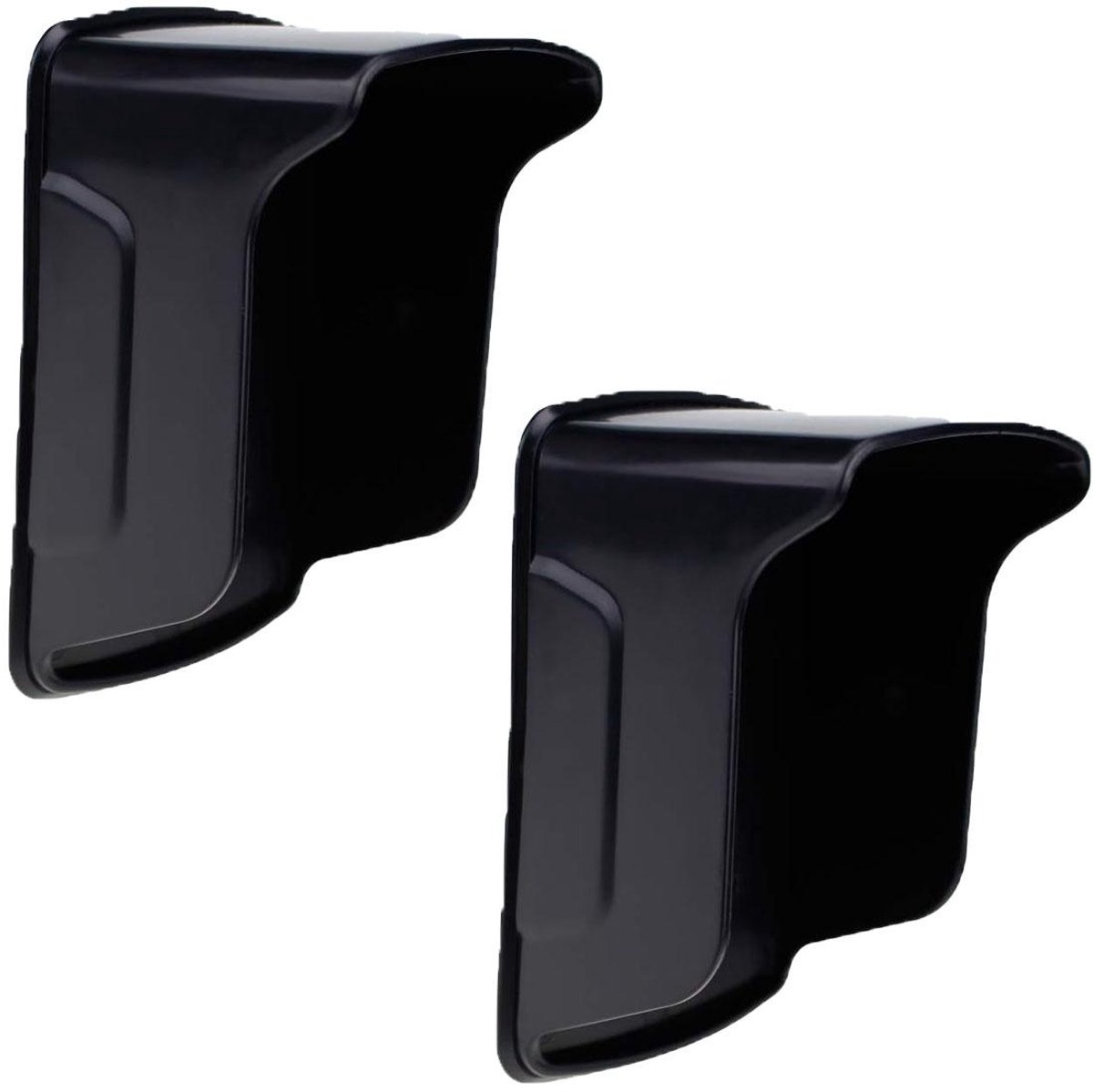 GELLDG 2 stuks waterdichte hoezen voor toegangscontroletoetsenborden - Waterdichte hoes voor vingerafdrukcontrollers - Regenbestendige hoes voor buitendeurbellen - Geschikt voor draadloze videodeurbellen en RFID-toetsenborden - Zwart
