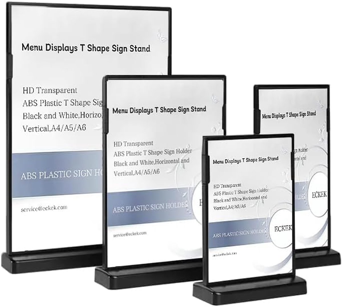 Tekenhouder - Menudisplay - Informatie Presenteren - T-vormig - A5 Verticaal - Wit