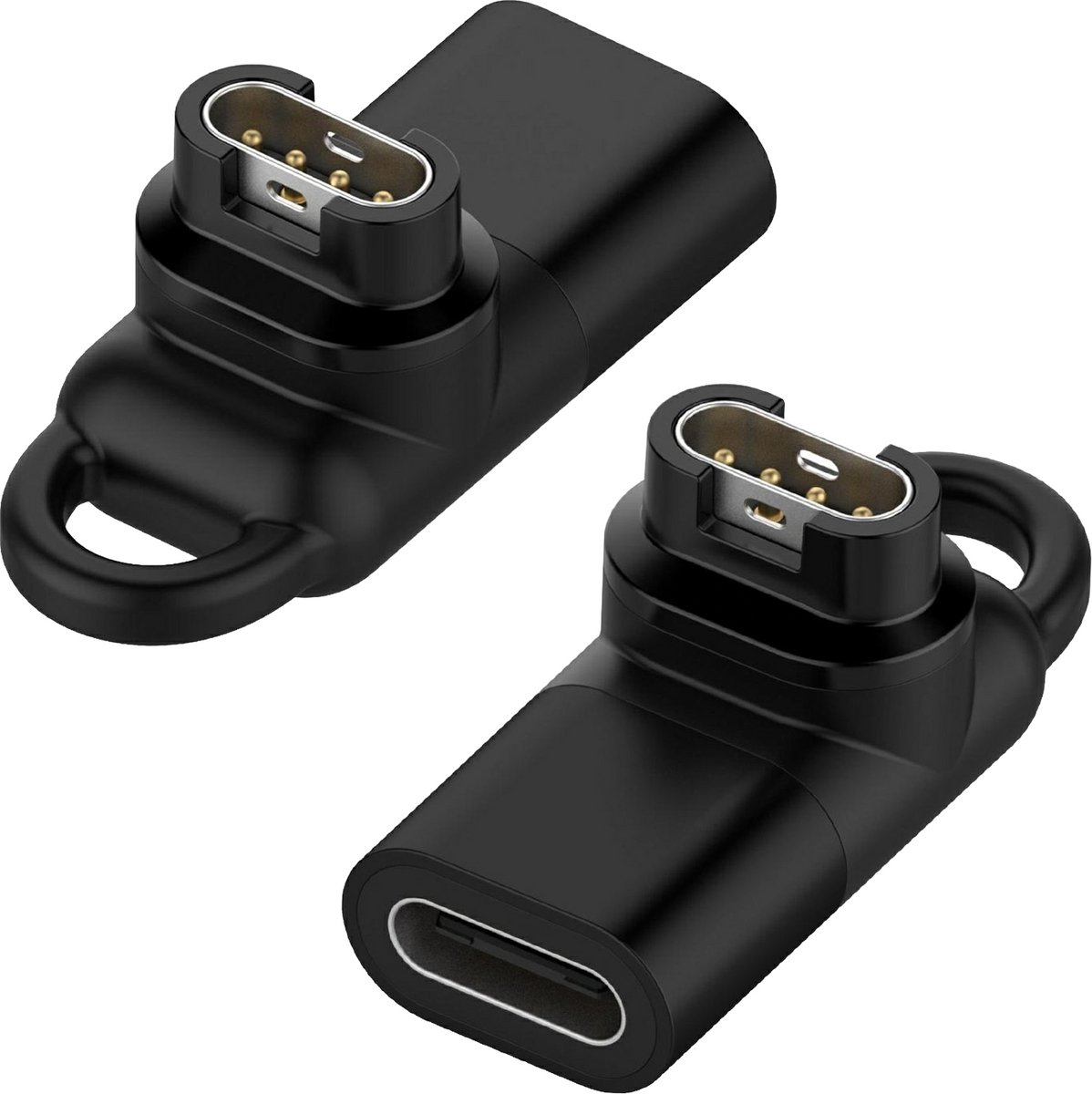 2x Adapter geschikt voor Garmin Smartwatch naar USB C kabel - oplader - converter - opzetstuk - lader