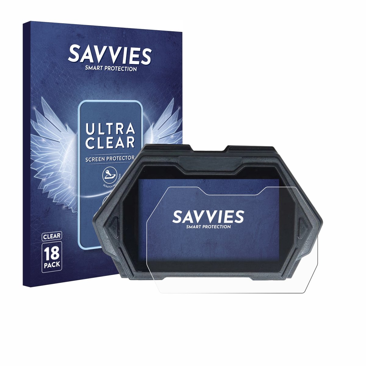 Savvies - Screenprotector voor Kukirin G3 Pro - Folie Beschermfolie transparant 18 Stuks