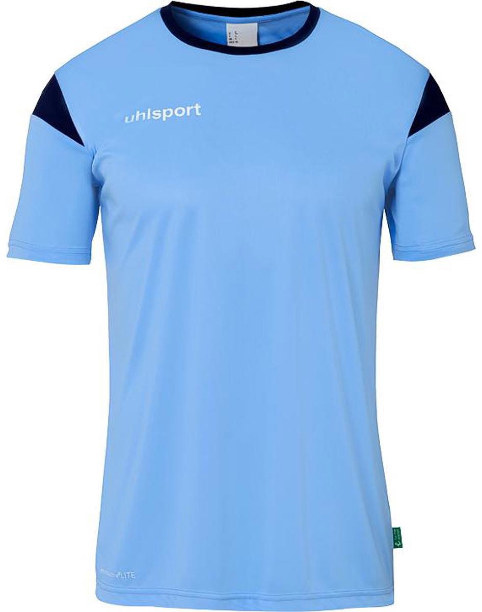 Uhlsport Squad 27 Shirt Korte Mouw Heren - Hemelsblauw / Marine | Maat: 3XL
