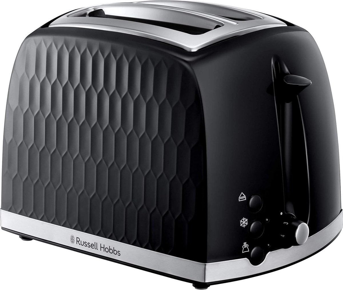 Broodrooster - Toast Apparaat - Ontbijt Maken - Extra Brede Sleuven - 2 Sneden - Zwart