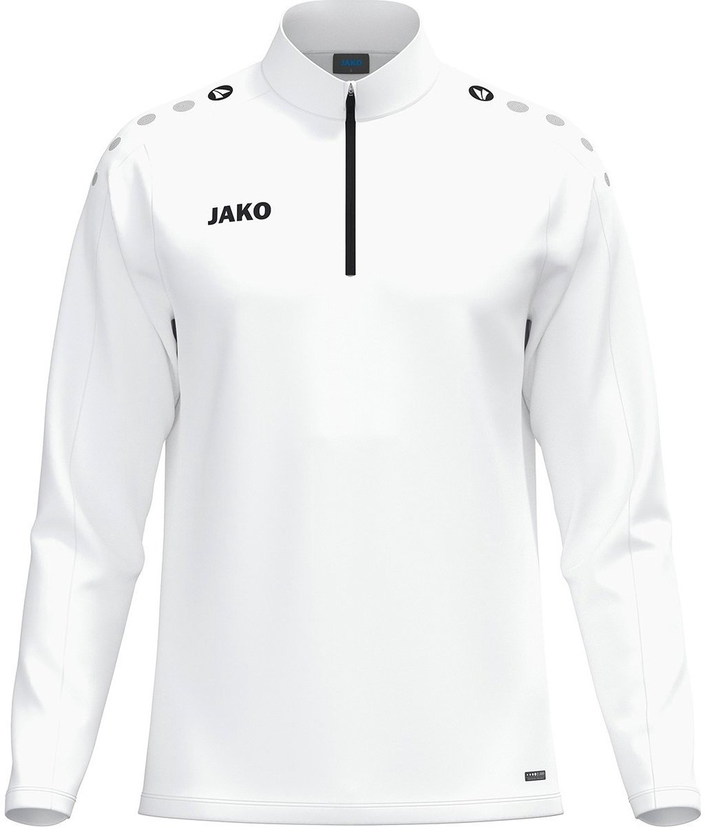 Jako One Ziptop Kinderen - Wit | Maat: 164