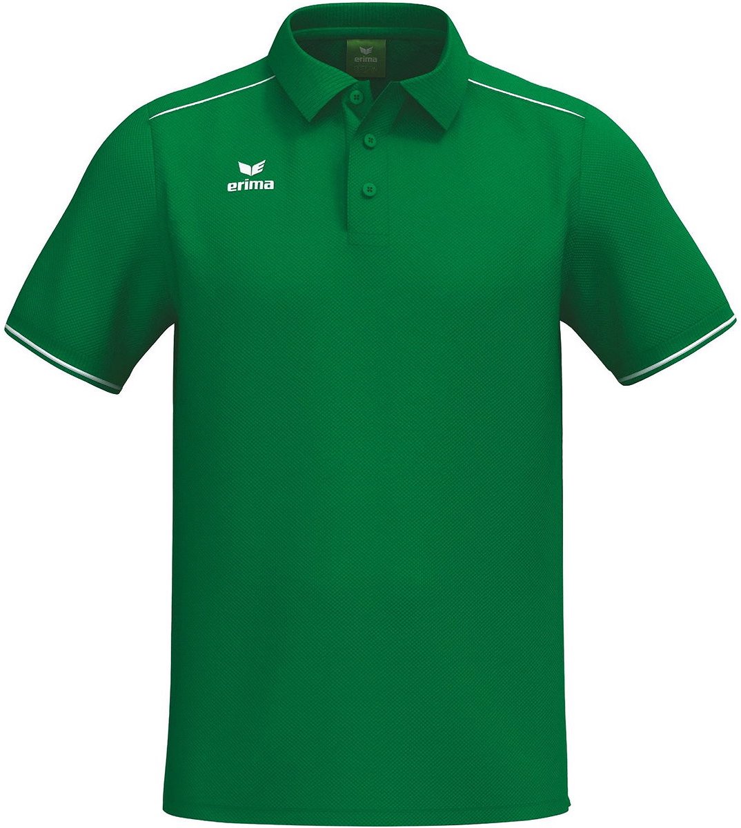 Erima Cmpt 3 Wings Polo Heren - Smaragd / Wit | Maat: XL