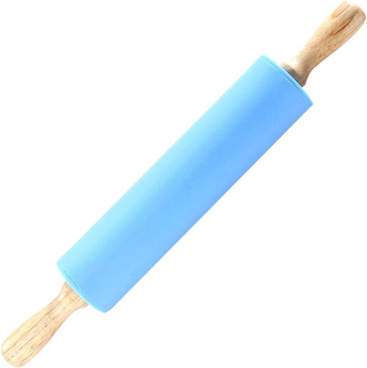 Deegroller - Bakgereedschap - Bakken - Gladde anti-aanbaklaag - 39cm - Blauw