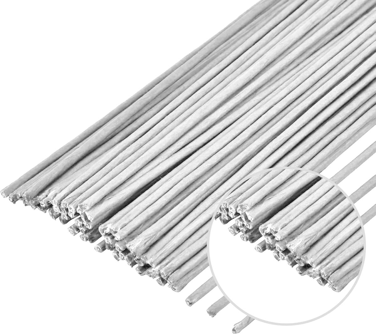 Bloemisten Draad - Bloemen Binddraad - Bloemstukken Maken - Stevig 18 Gauge - 50 Stuks - Wit
