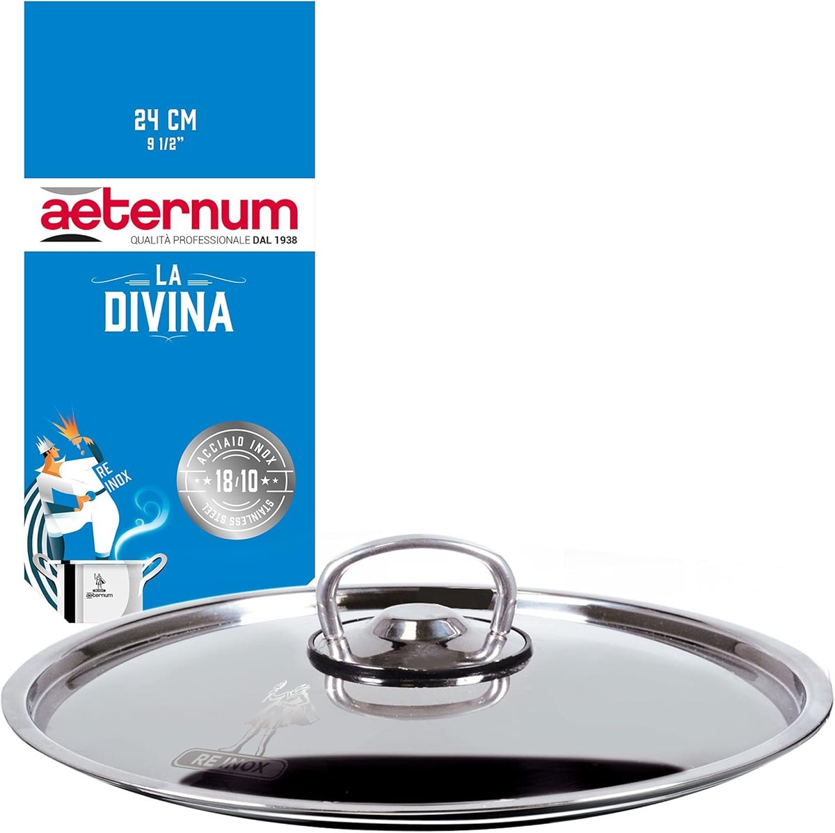 Roestvrijstalen Deksel - Pan Deksel - Koken - Vaatwasserbestendig - 28 cm - Staal