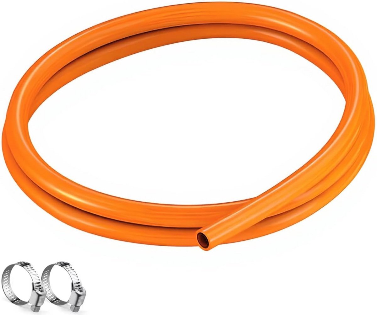 Flexibele 8mm LPG Gasslang 2 Meter met Bevestigingsclips - Universeel en Lekvrij
