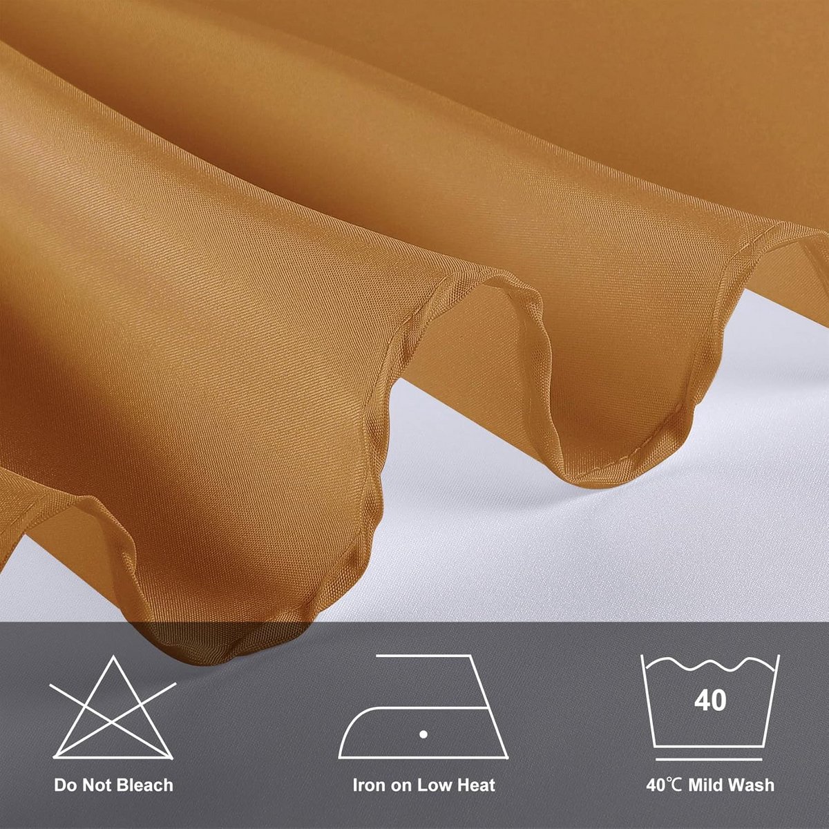 Rond Tafelkleed 304 cm Vlekbestendig en Kreukvrij Polyester voor Diner en Feest