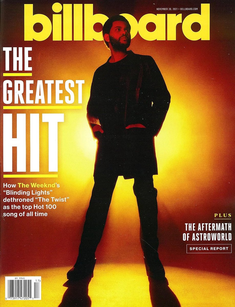 Muziekblad Billboard Editie 20 November 2021 - Speciale uitgave over The Weeknd