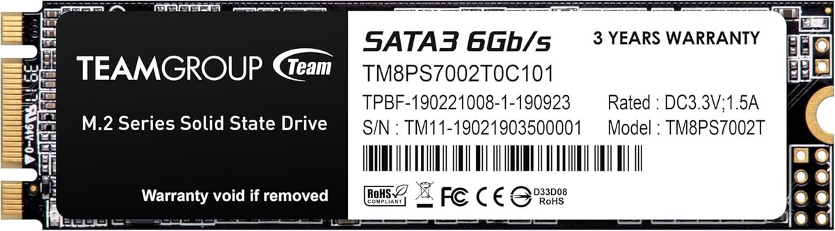 Interne Opslag - SSD Schijf - Snelle Data Toegang - Compacte Vormfactor - 2TB Capaciteit