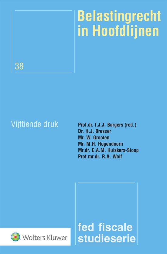 Belastingrecht in Hoofdlijnen - cover