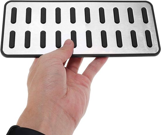 Universele Voetsteun Pedaal Cover voor Auto - Antislip Aluminium Rustpedeaal van Merkloos — afbeelding 4
