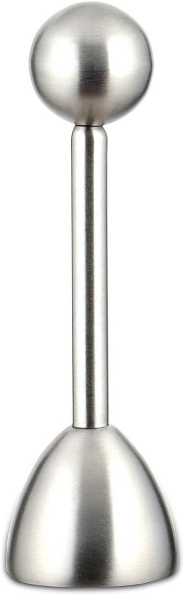 Eiersnijder Tool - Keuken Gadget - Eieren Bereiden - Roestvrij Staal - 5x5x20cm - Zilver