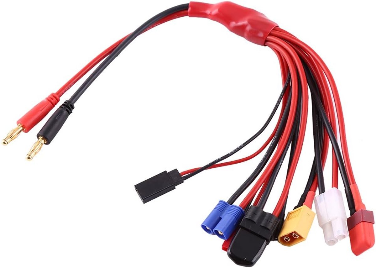 Universele 8-in-1 Batterij Laadkabel Adapter voor Lipo Opladers