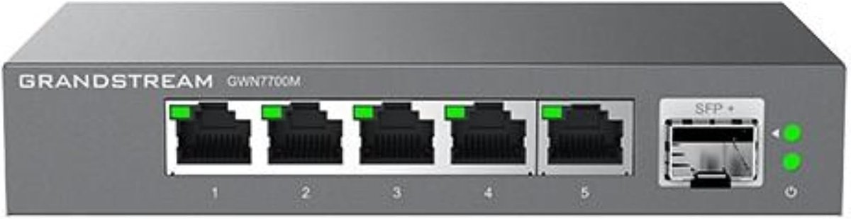 Netwerk Switch - Gigabit Switch - Snelle Netwerkverbinding - 2.5 Gbps Poorten - Compact Formaat - Zwart