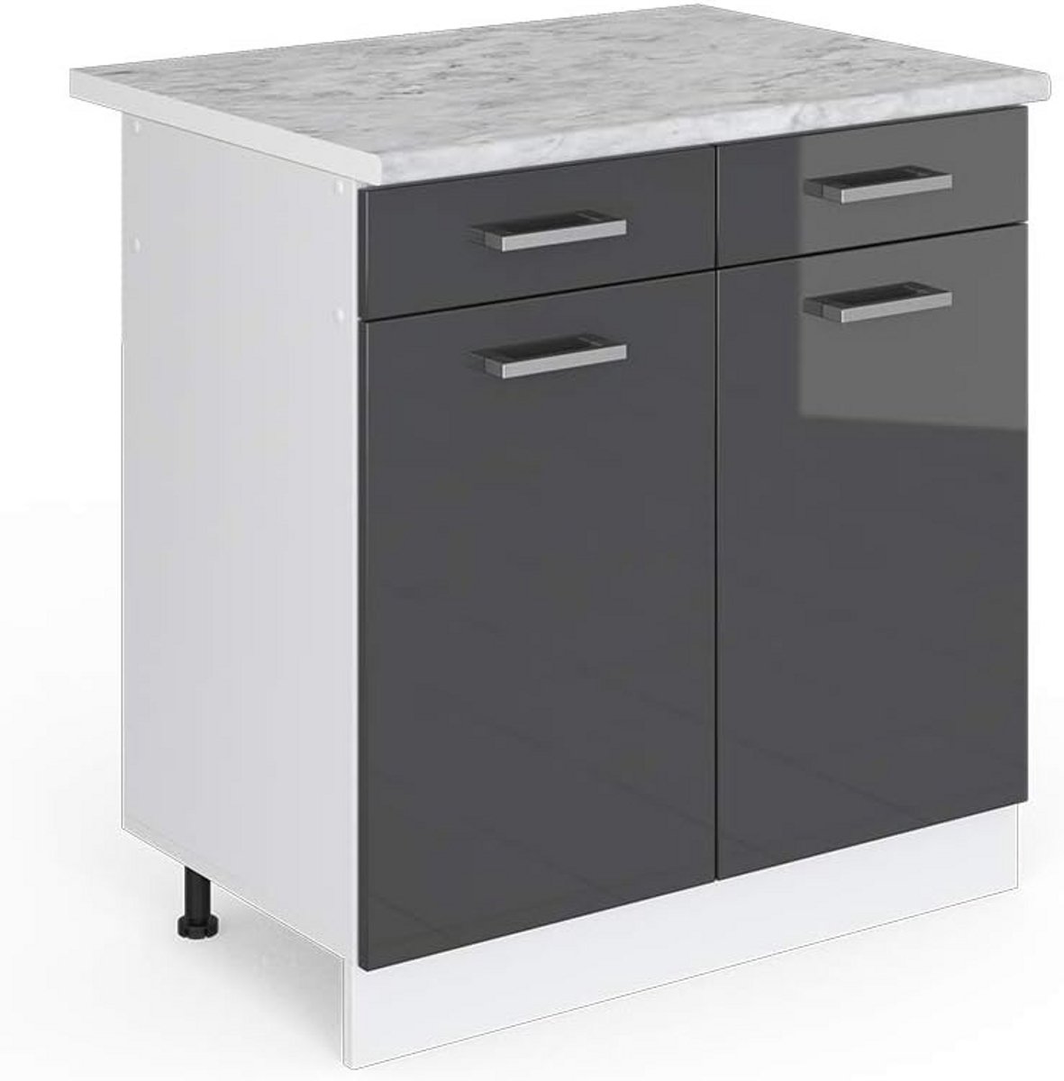 Moderne Keuken Onderkast 80 cm met Werkblad - Serie R-Line