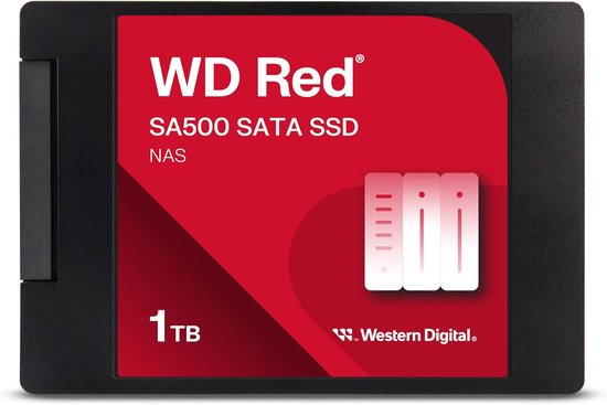 Interne SSD - Opslagstation - NAS Caching - 24/7 Gebruik - 25 inch - Rood van Merkloos — afbeelding 4