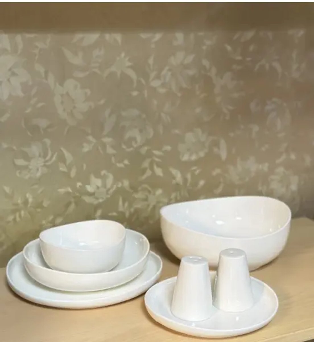 Bavary - Smile 27-delige Serviesset – 6 Persoons – Modern & Elegant – Glanzend Wit – Porselein