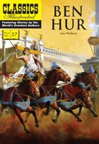 Klassiekers Geïllustreerd nummer 27: Ben Hur van Lew Wallace, met een man in een wagen, getrokken door vier paarden.