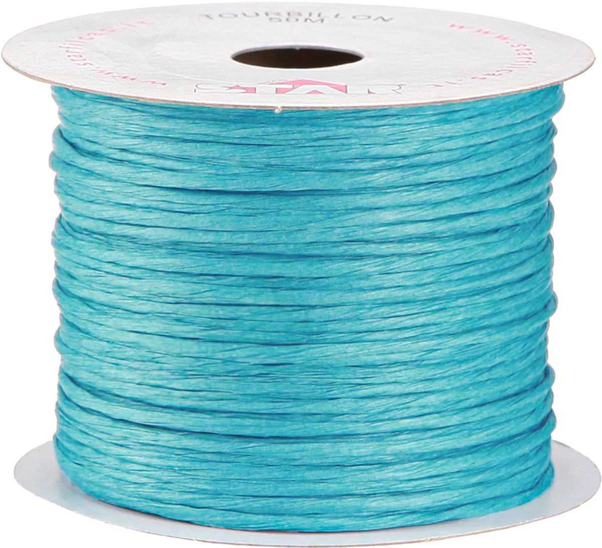 Draad gewikkeld 50m turquoise