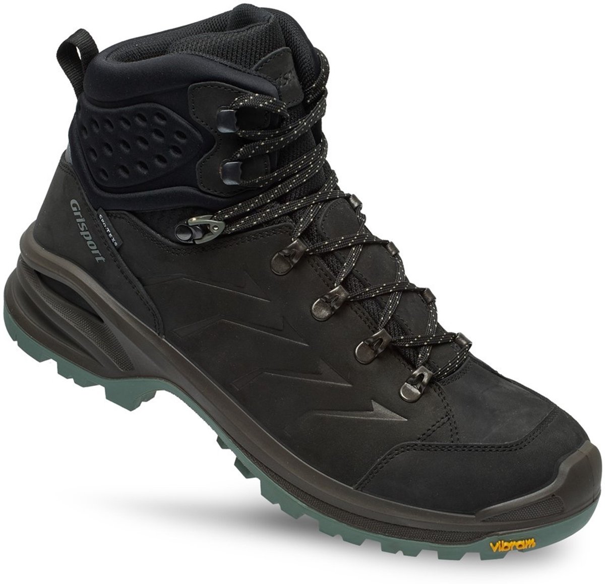 Grisport Terrain Mid wandelschoenen uni a 15207-01 Zwart
