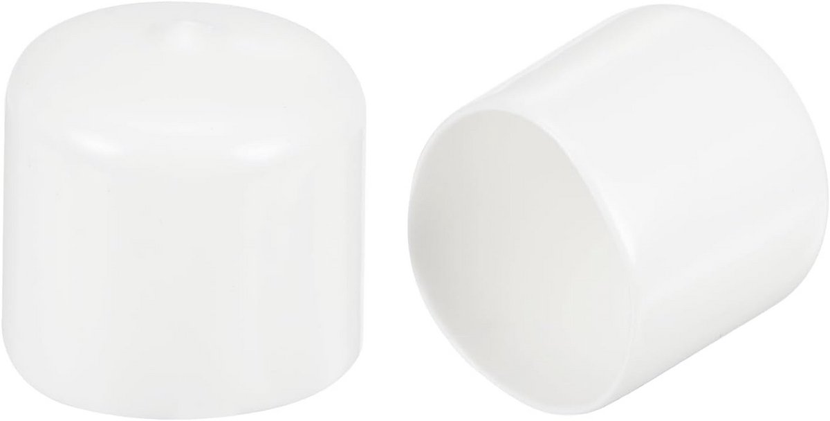 Set van 4 Ronde Rubberen Stofdopjes voor Stoelpoten 35 mm - Vloerbeschermers