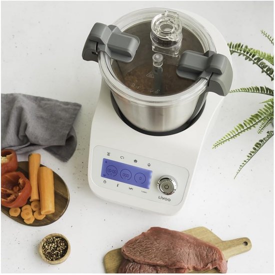 Keukenmachine met 12 Functies: Koken, Stomen, Hakken & Meer met 3.5L Kom van Merkloos — afbeelding 3