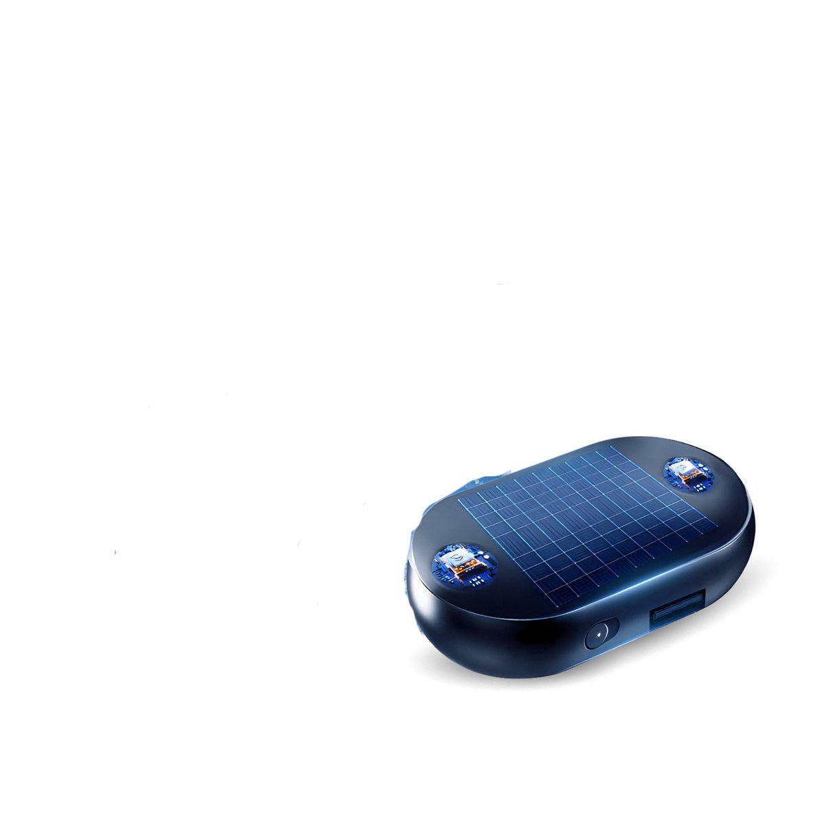 Ynkkvre -Elektromagnetischer Auto-Enteiser - Aluminiumlegering - Gebruik Van Elektromagnetische Energie Voor 360° Dekking - 1 X - Voor Auto's blauw