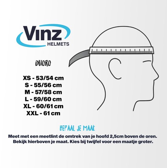 VINZ Duoro Casque Jet avec Visière / Casque de Scooter / Casque de Scooter Moustache - Zwart Mat