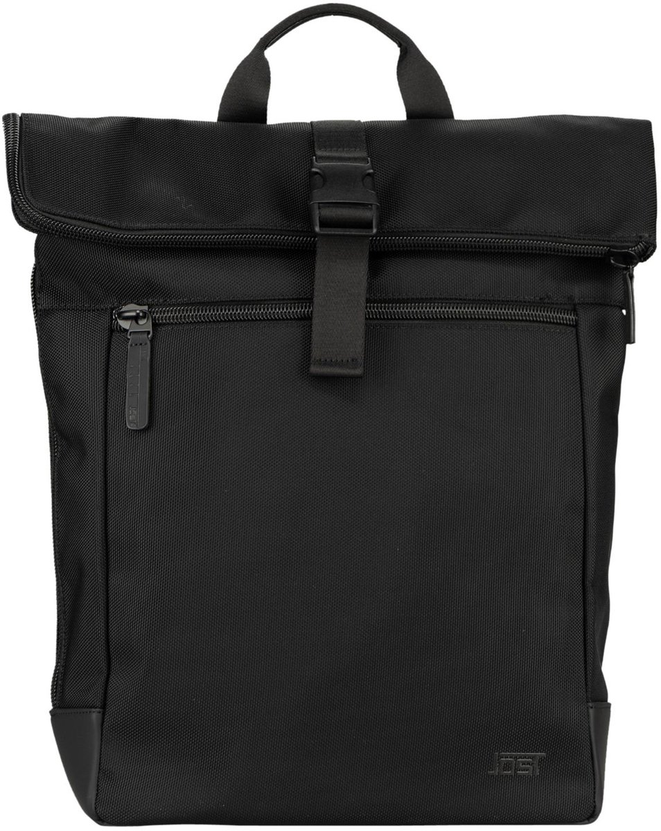 JOST laptop rugzak rugzak met laptopvak Balling Currier Backpack Black zwart